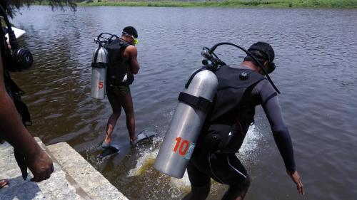 Rescue Diving Training at Pool